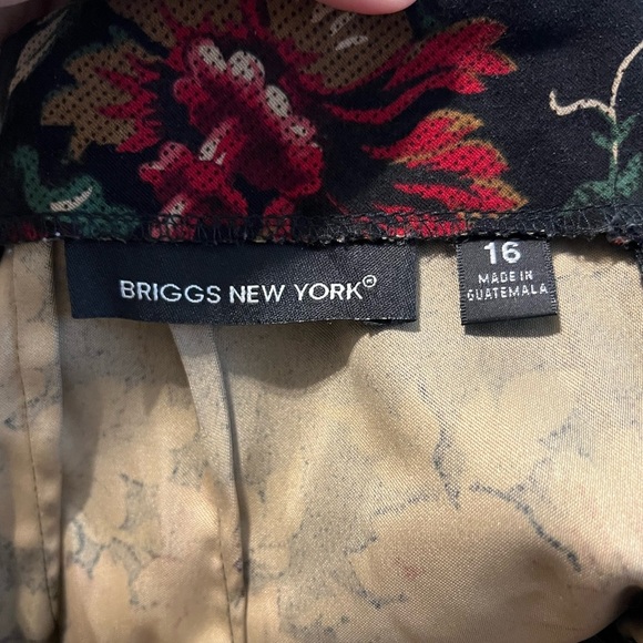 Vintage Briggs New York Floral Print Long Skirt - Picture 5 of 5